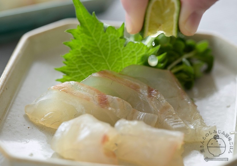 鯛の昆布締め