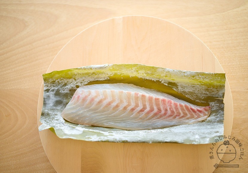 鯛の昆布締め