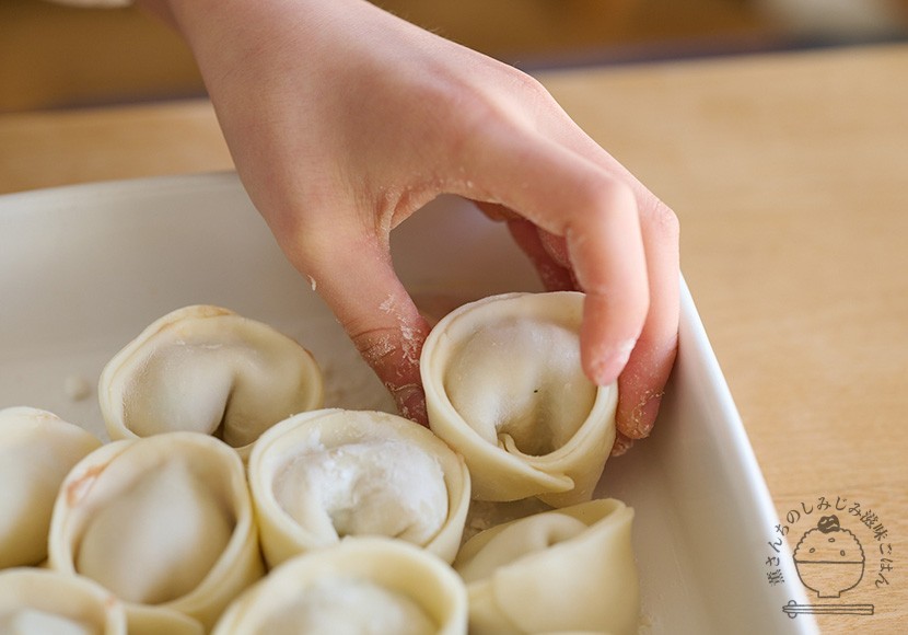 子どもとつくれる水餃子
